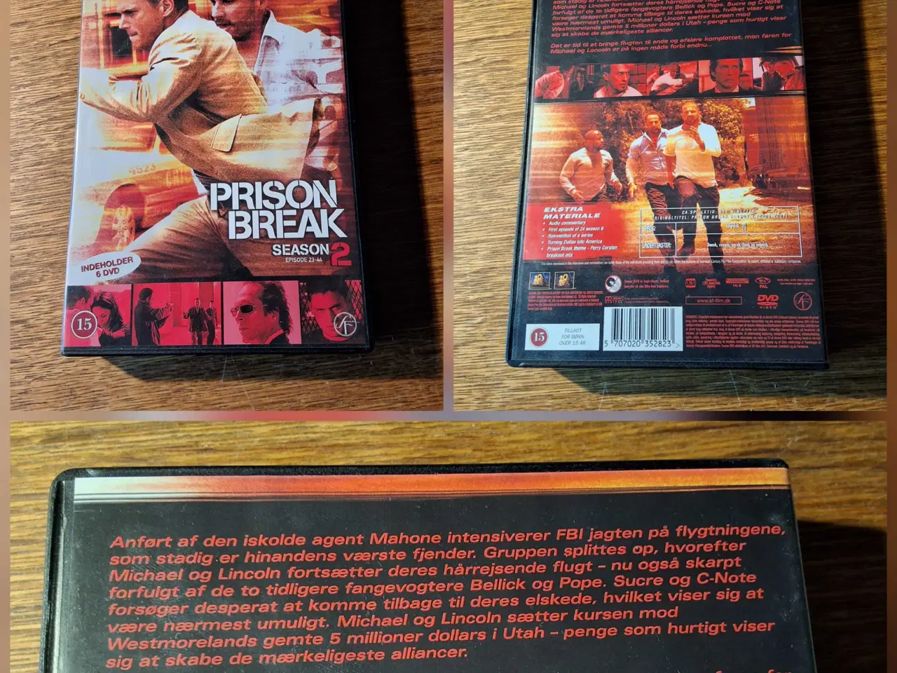 Billede 4 - PRISONBREAK, 1-4 - Drama. 55 timer. DVD 23discs.