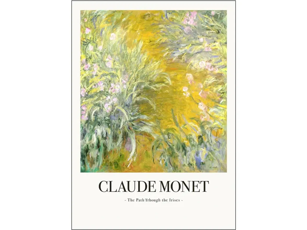 Billede 1 - Monet, The path through the Irises