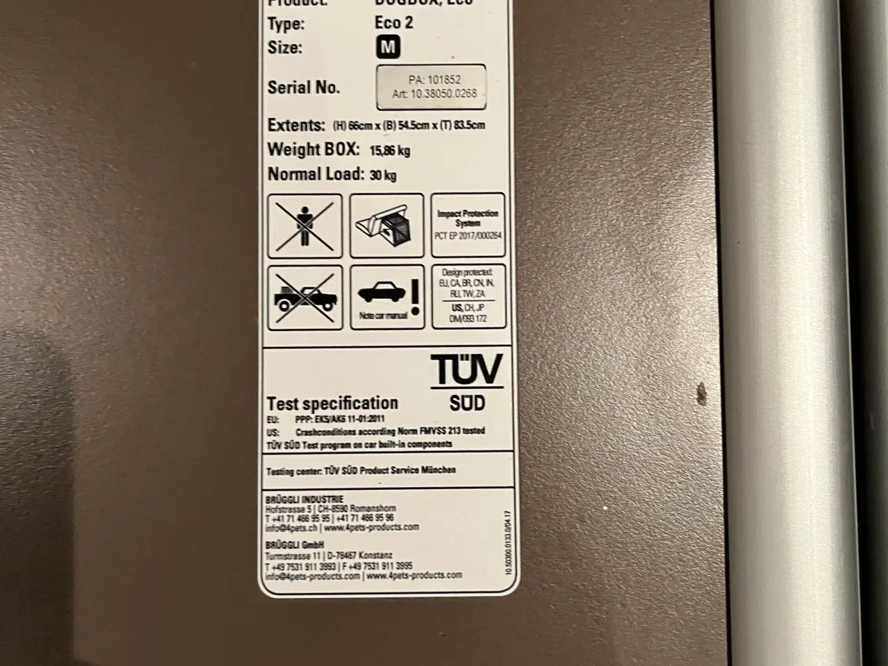 Billede 2 - 4pets hundebur str. M