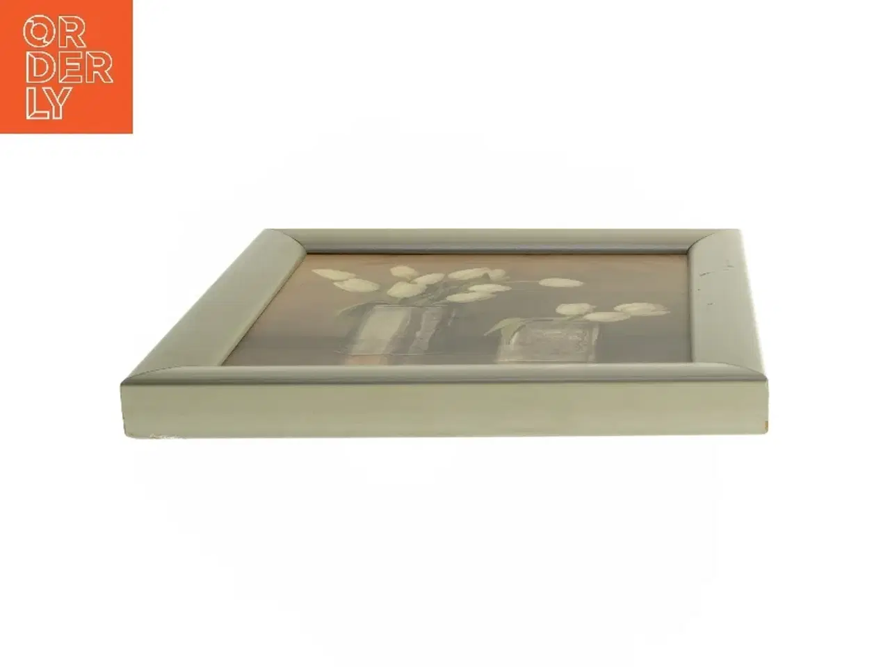 Billede 2 - Maleri med tulipaner (str. 22x22 cm)