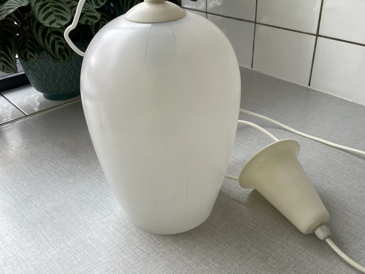 Billede 6 - Lampe/pendel glas 50’erne eller 60’erne