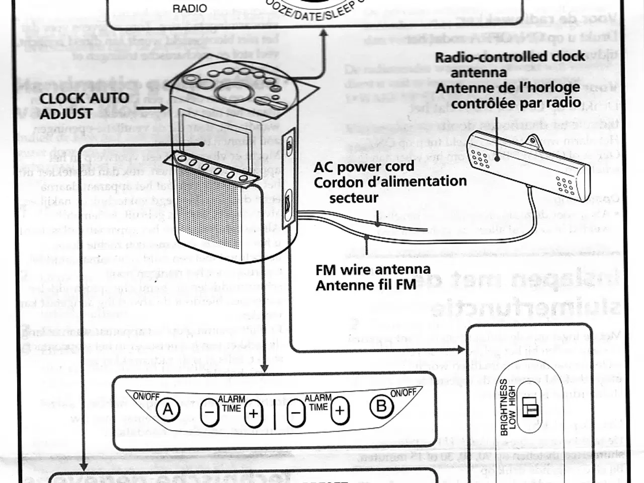 Billede 10 - Sony digital clockradio med 2 alarmer