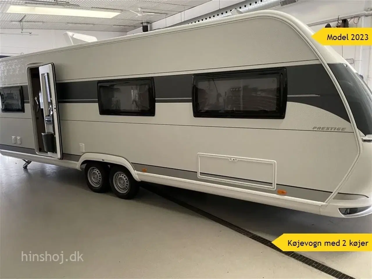 Billede 1 - 2023 - Hobby Prestige 720 UKFe   Hobby 720 UKFe med køjer og fransk dobbeltseng fra Hinshøj Caravan