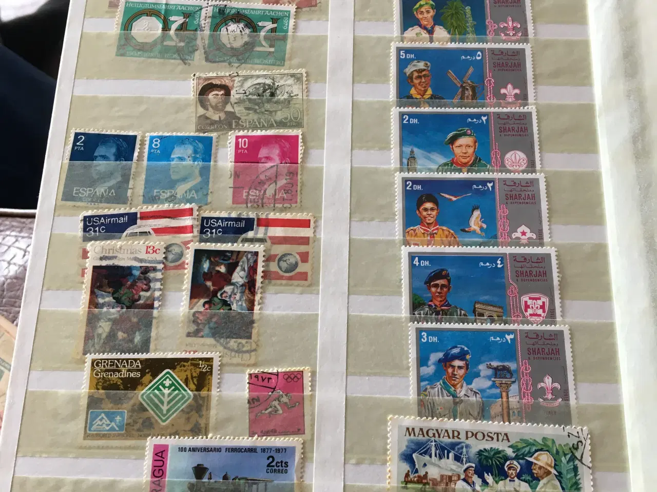 Billede 5 - Frimærkealbum, danske og udenlandske frimærker.