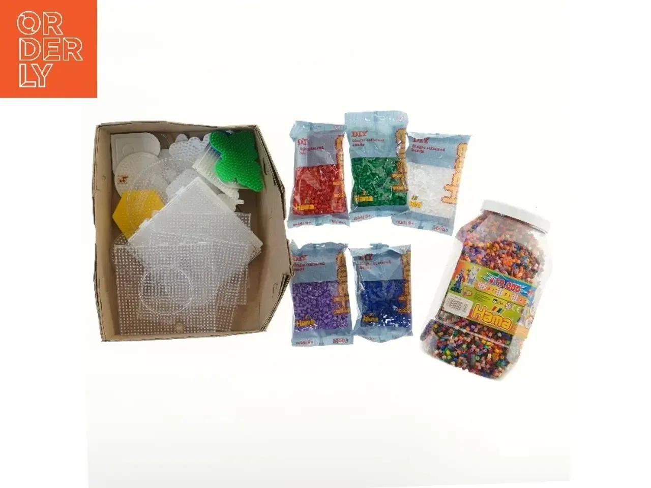 Billede 1 - Hama perlesæt med plader fra Hama