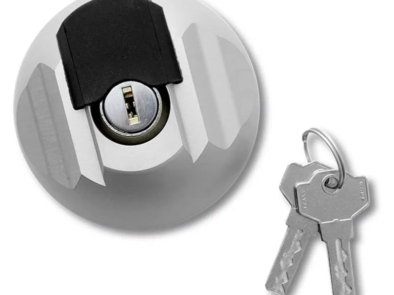 Billede 1 - Disec75 varevognslås - Nøgleåbning - Sølv - 1 Stk.