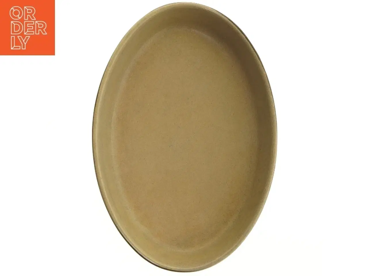 Billede 6 - Brunt keramikfad (str. 33 x 23 cm)
