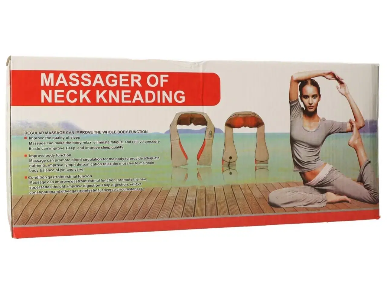Billede 6 - Shiatsu nakkemassager med varme – massagekrave til nakke og ryg