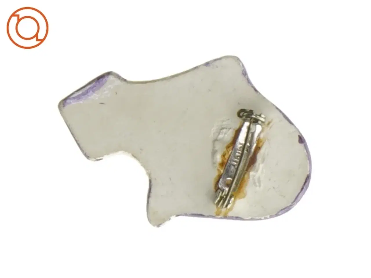 Billede 5 - Art Deco Damehoved med Hat Broche fra Knorr (str. 5 x 4 cm)