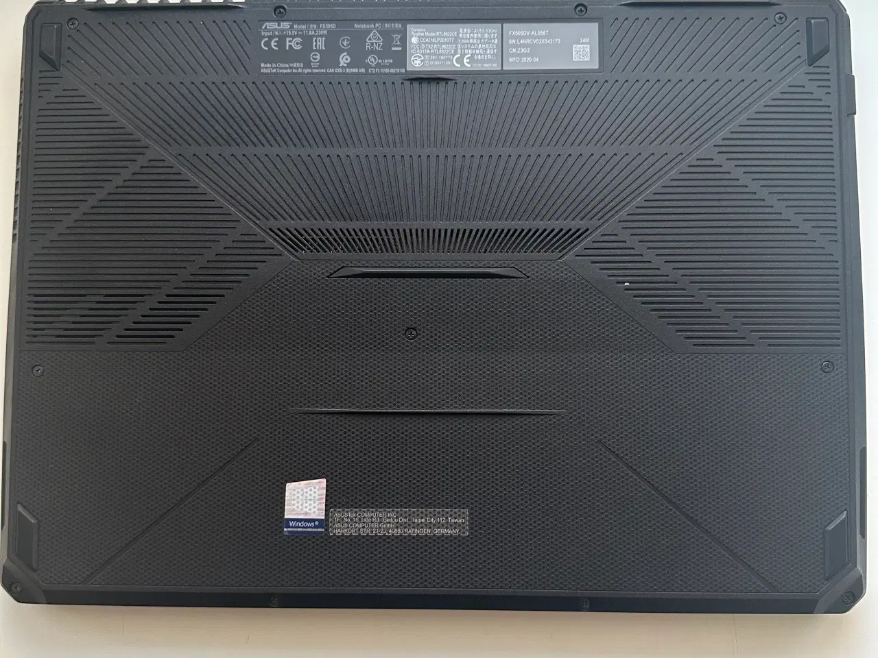 Billede 4 - Asus TUF Gaming FX505D 2020 model