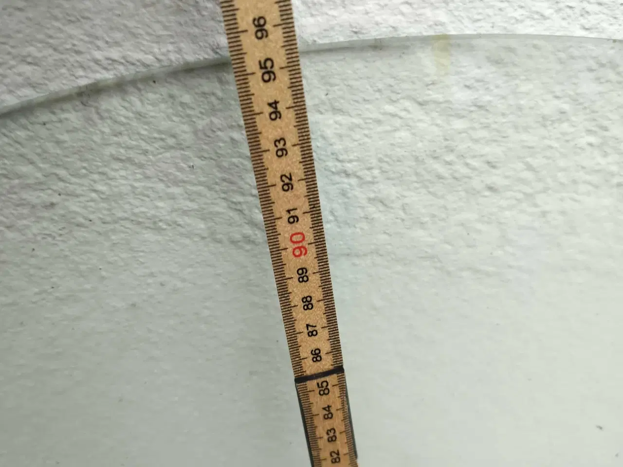 Billede 1 - Glasplade til beskyttelse under brændeovn