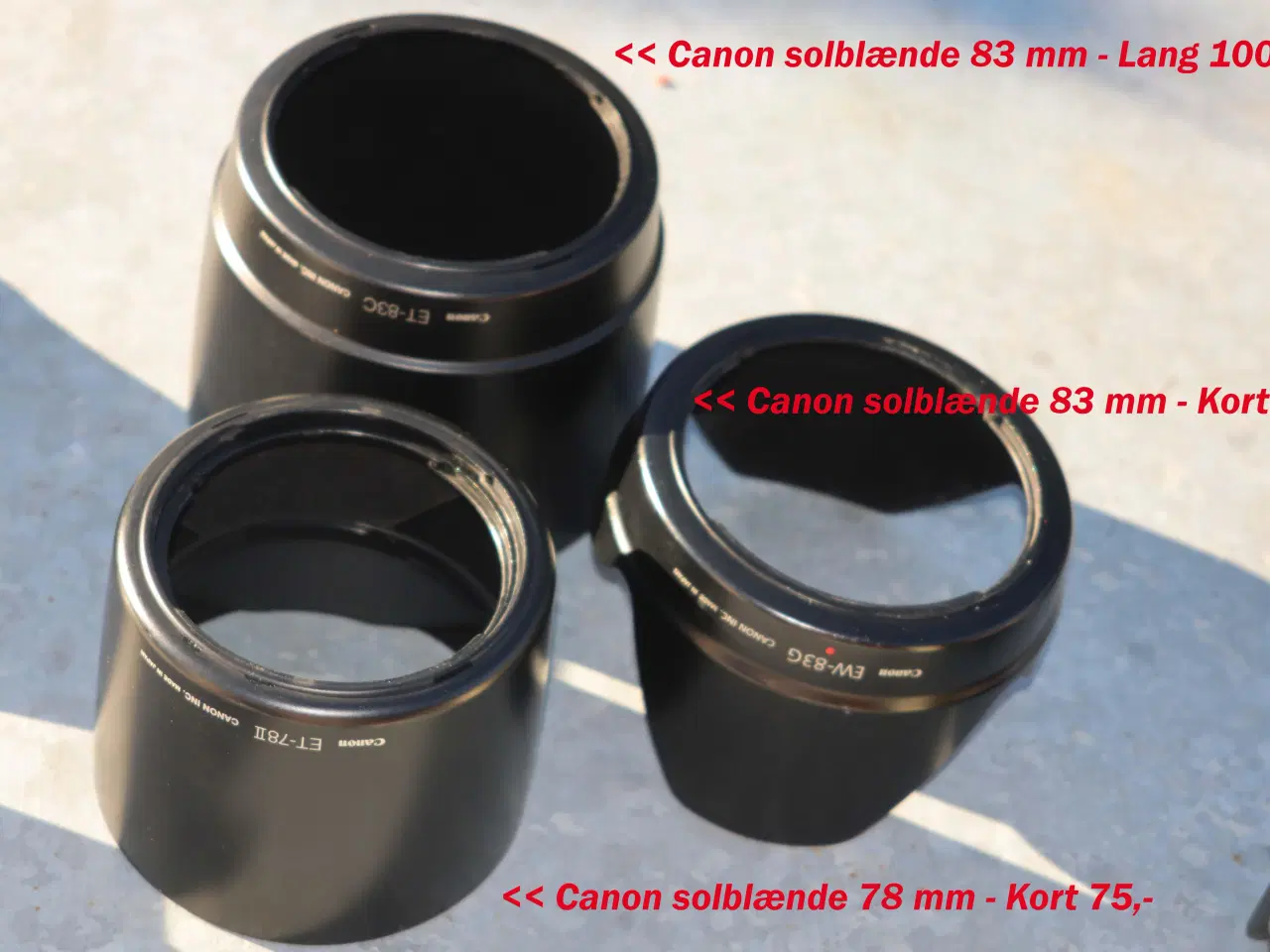 Billede 2 - Canon solblænder og Cokin Filtersæt