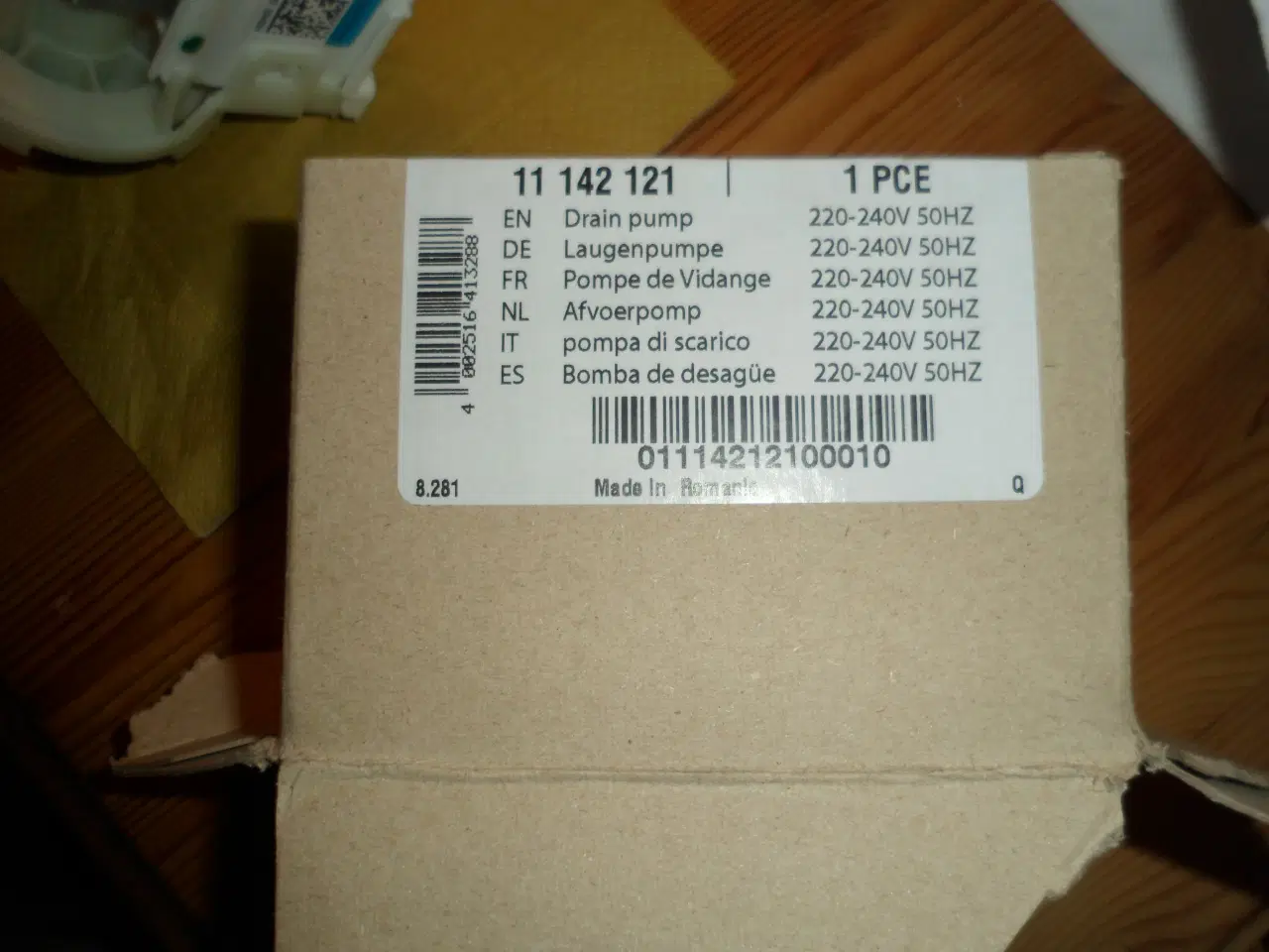 Billede 3 - Ubrugt og aldrig monteret afløbspumpe til Miele op