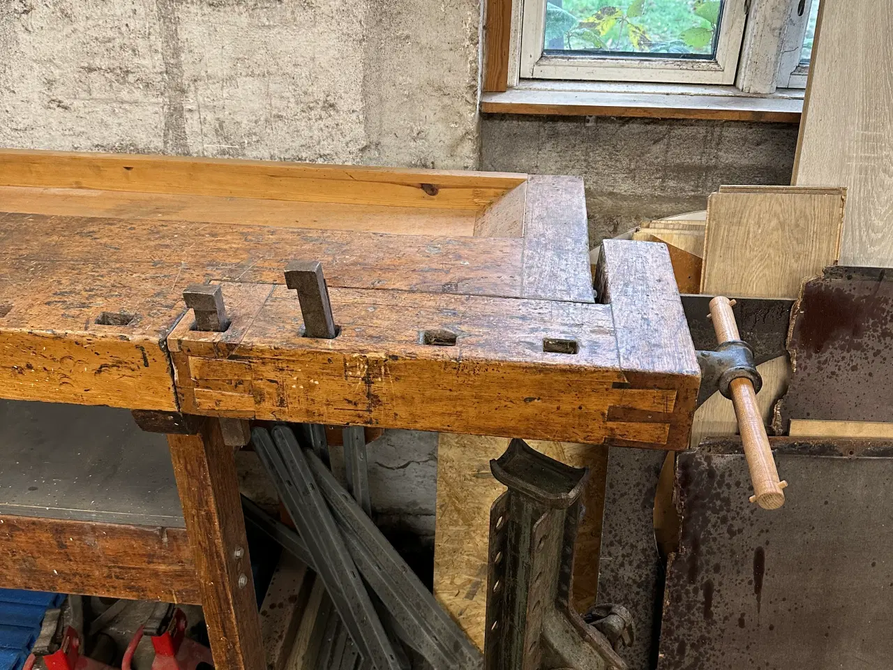 Billede 7 - Flot gammel høvlebænk