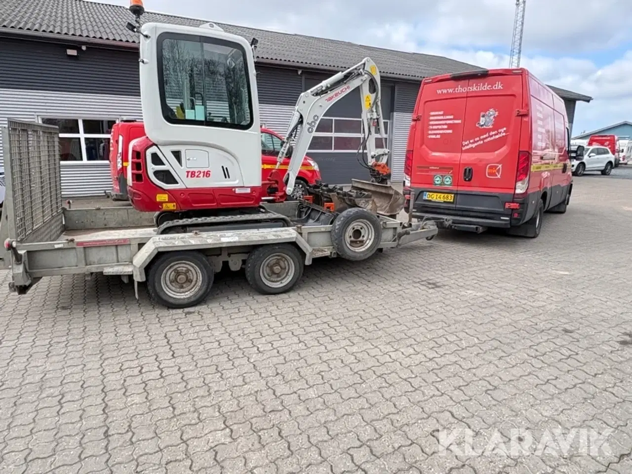 Billede 3 - Entreprenørpakke Iveco Daily 3.0 med servicevogn minigraver maskintrailer