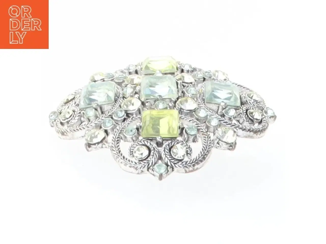 Billede 4 - Dekorativ broche (str. 5 x 5 cm)