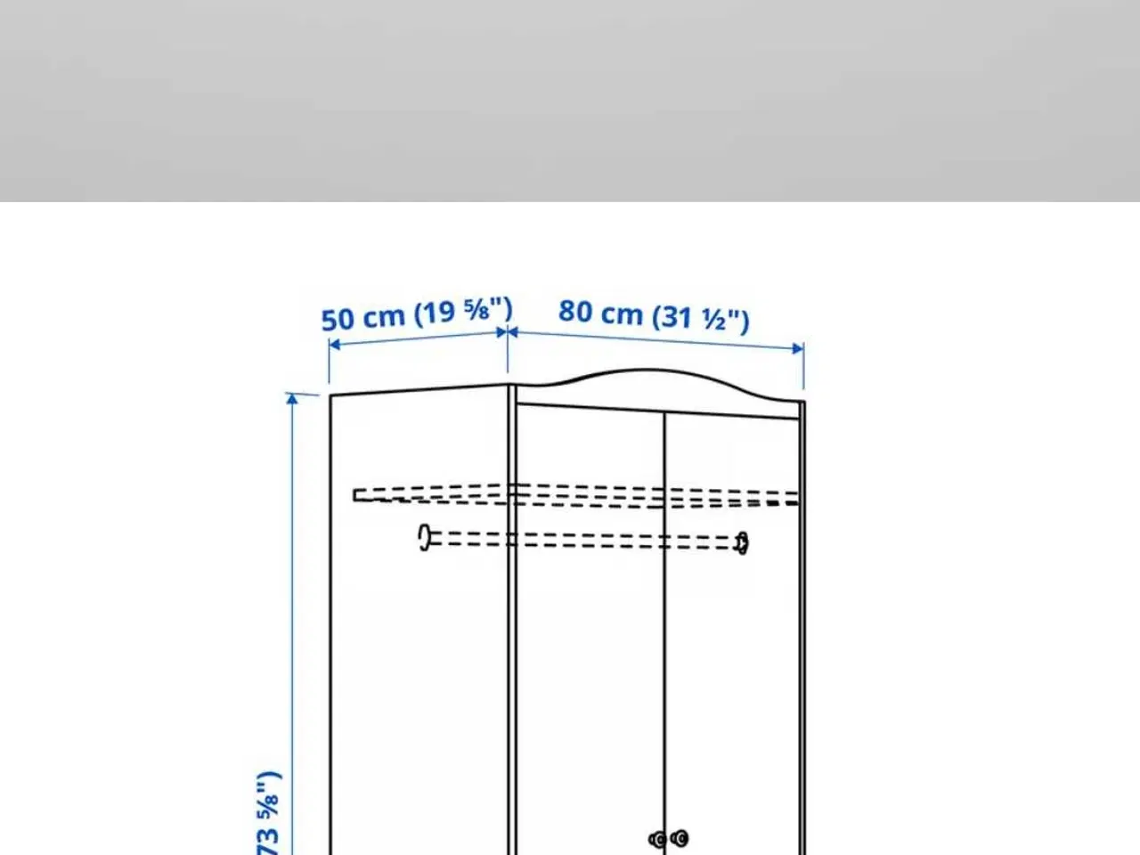 Billede 3 - Ikea Smågora klædeskab 