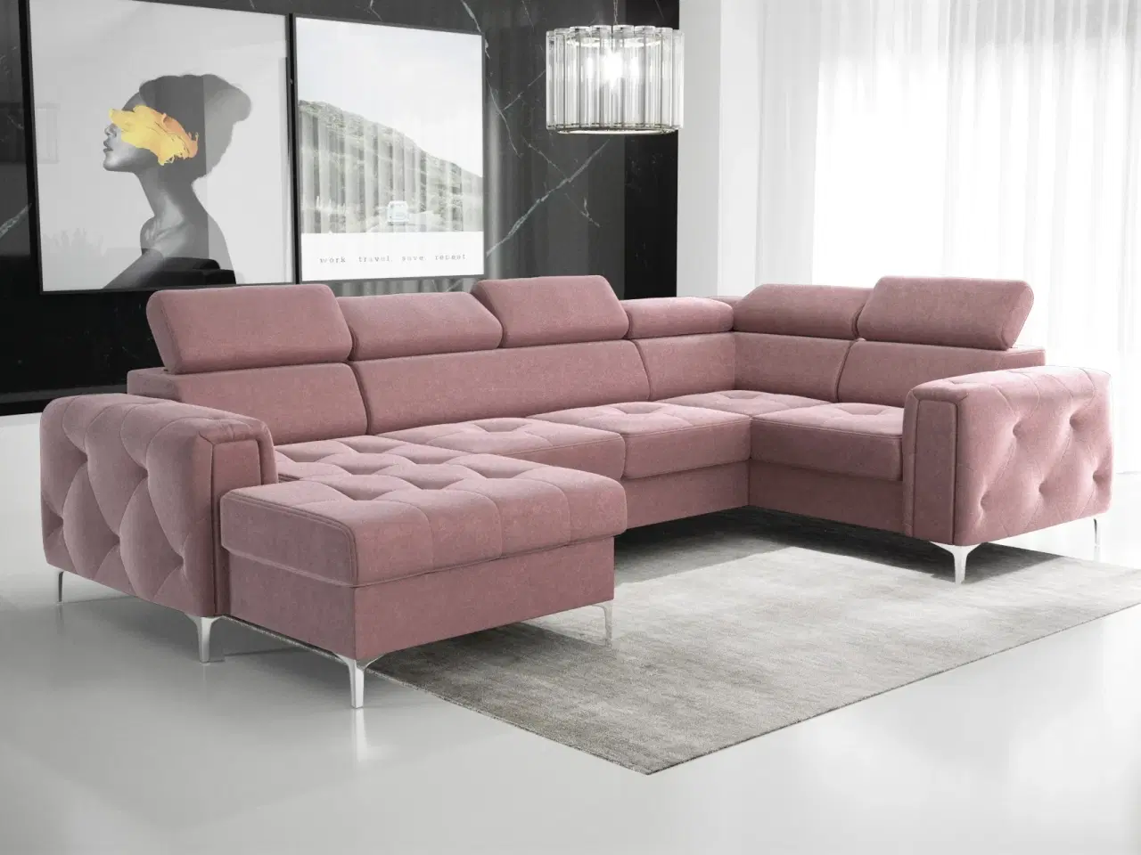 Billede 15 - ORIONIS MAX III HJØRNESOFA MED SOVEFUNKTION 165x320x185 CM