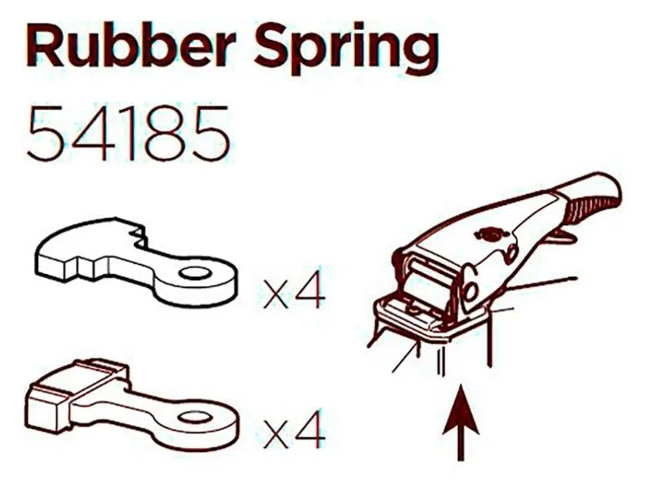 Billede 1 - Thule rubber spring kit 927002