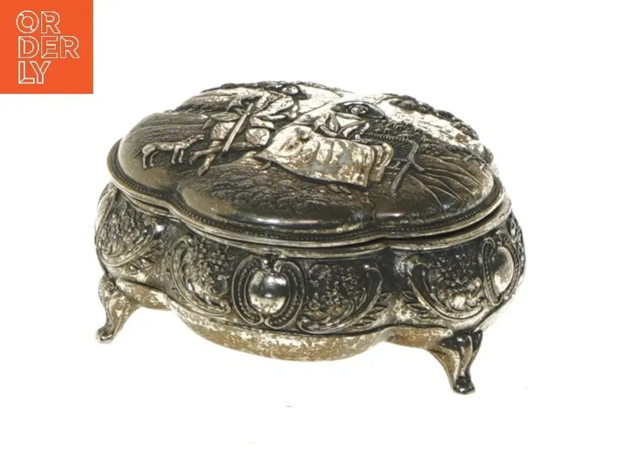 Billede 1 - Dekorativ smykkeskrin (str. 11x5 cm)