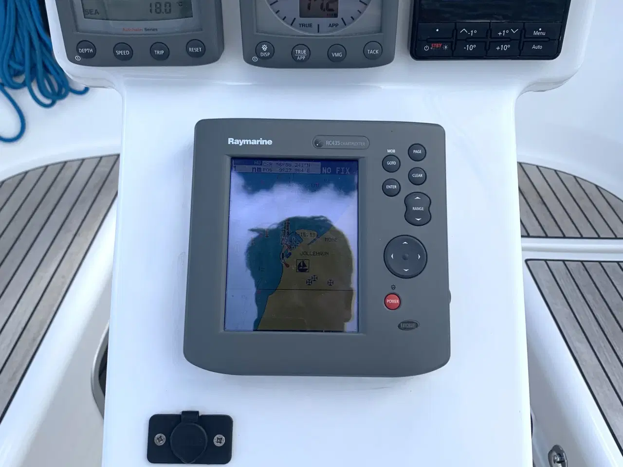 Billede 2 - Kortplotter, Raymarine RC435 m. Navionics Søkort 