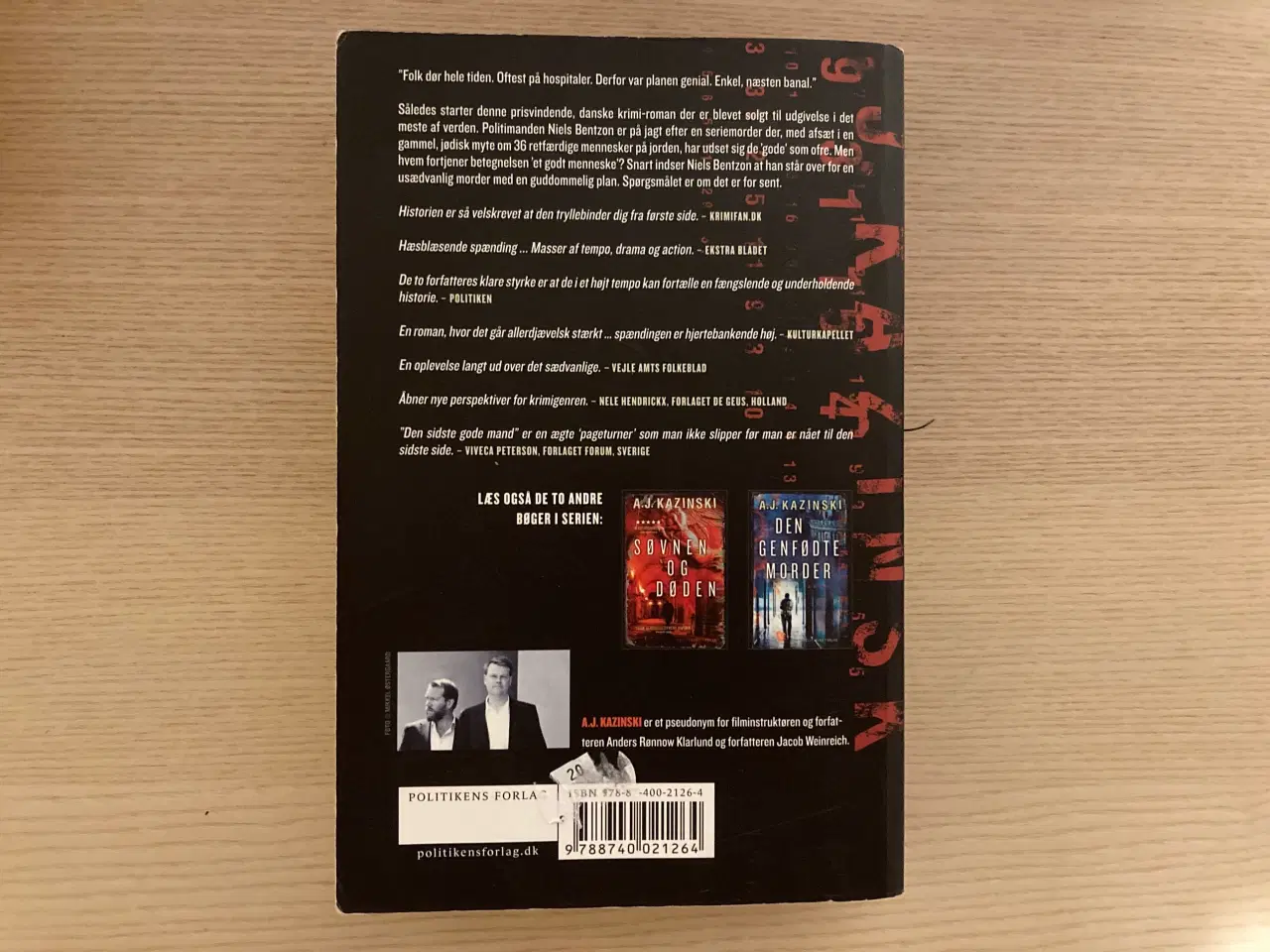 Billede 2 - Den sidste gode mand - A. J. Kazinski