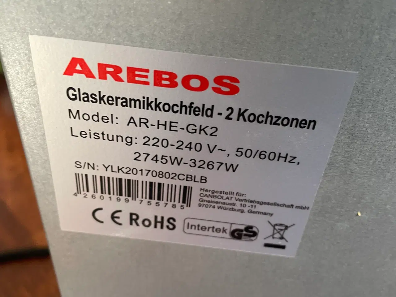 Billede 3 - Arebos kogeplade