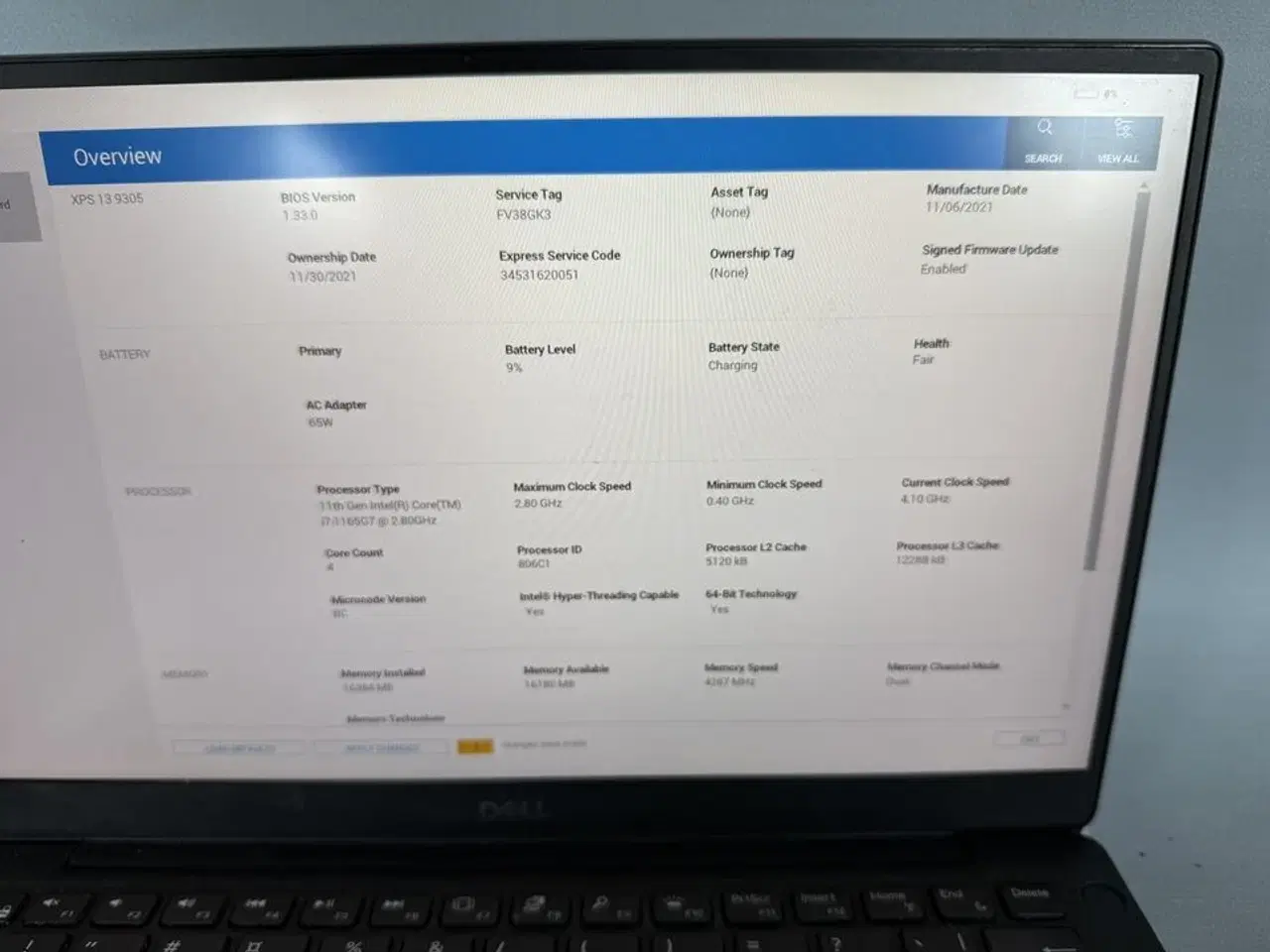 Billede 3 - Bærbar computer DELL XPS 13 9305