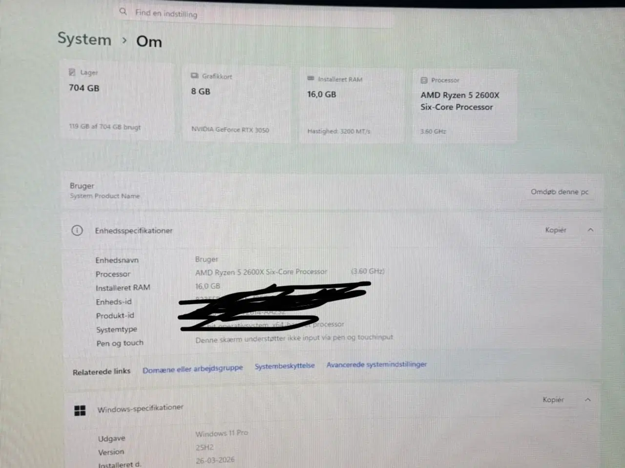 Billede 7 - Selvbygget Gaming-PC – Ryzen 5 2600X + RTX 3050