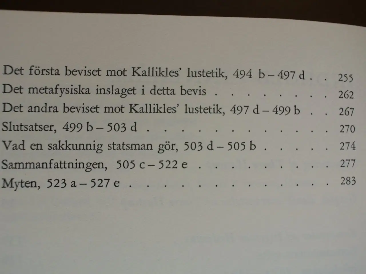 Billede 3 - gorgias. dansk og svensk. , af platon