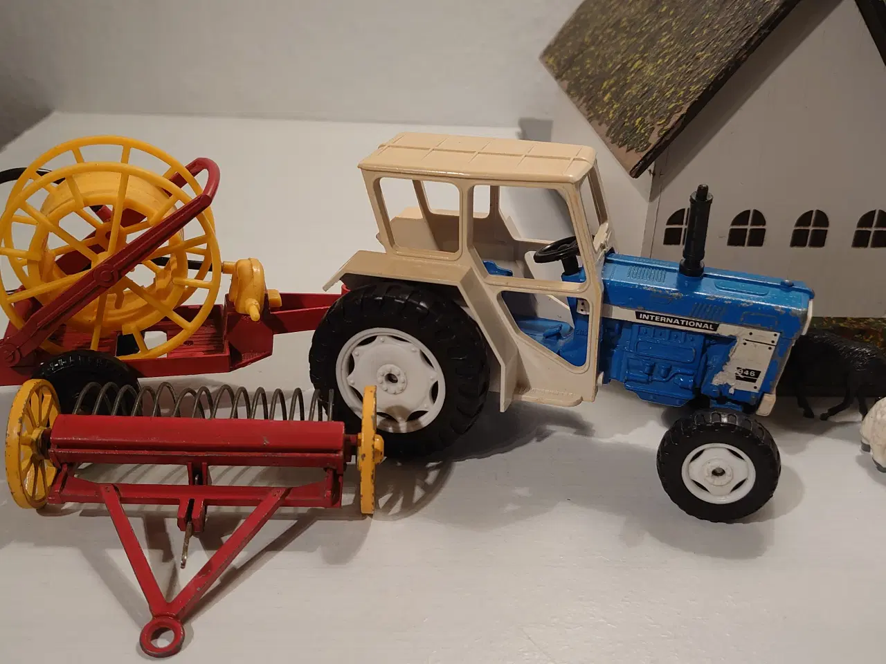 Billede 2 - Reisler træ bondegård+60 dele. Ca 1960