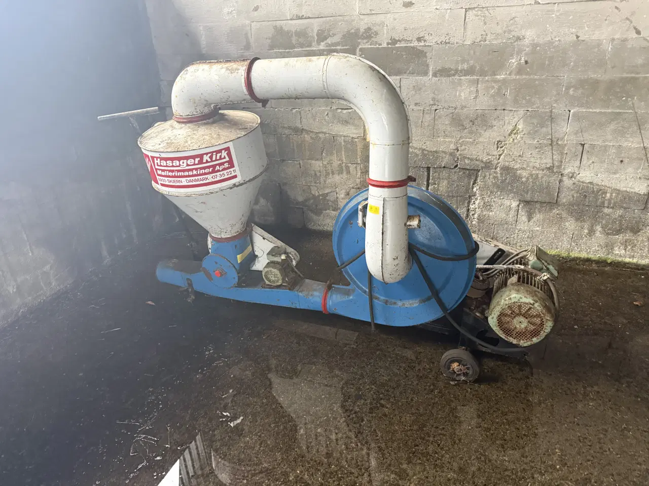 Billede 5 - Kongskilde silo , blæser og bl.a. til kornprodukti