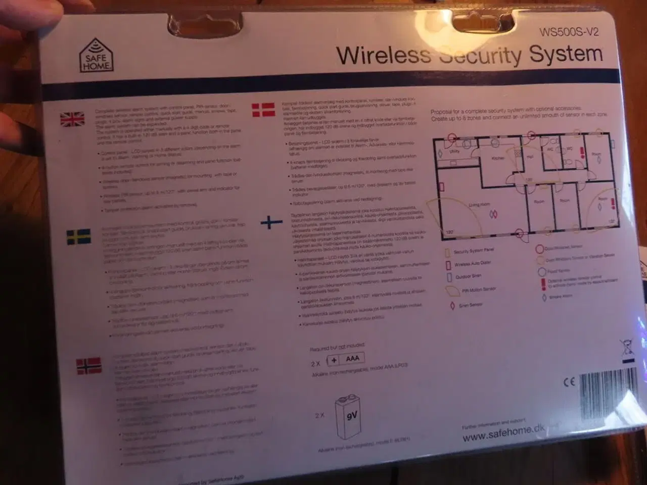 Billede 8 - Trådløst alarmsystem, WS500S-V2 med flere sensorer