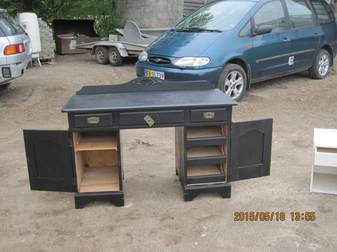 Billede 2 - egetræs skrivebord