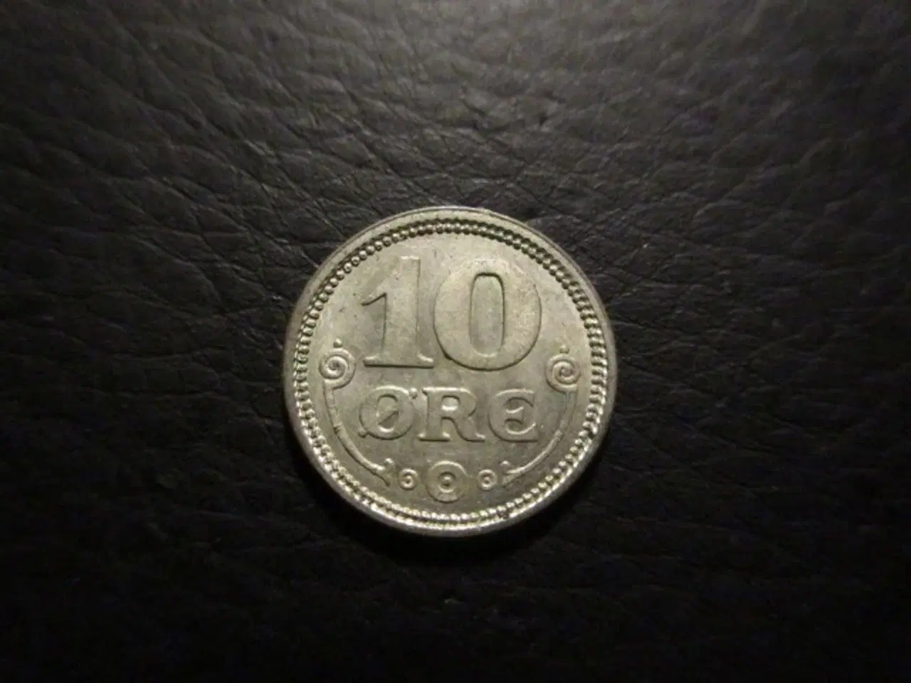 Billede 2 - 10 øre 1917 sølv unc Danmark