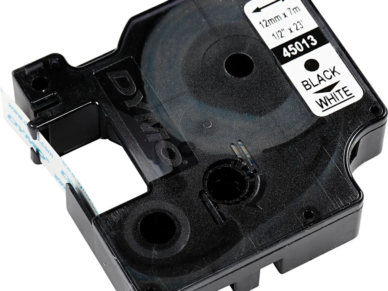 Billede 1 - Dymo Tape 12 mm Hvid - Refill til LT160, 7 m