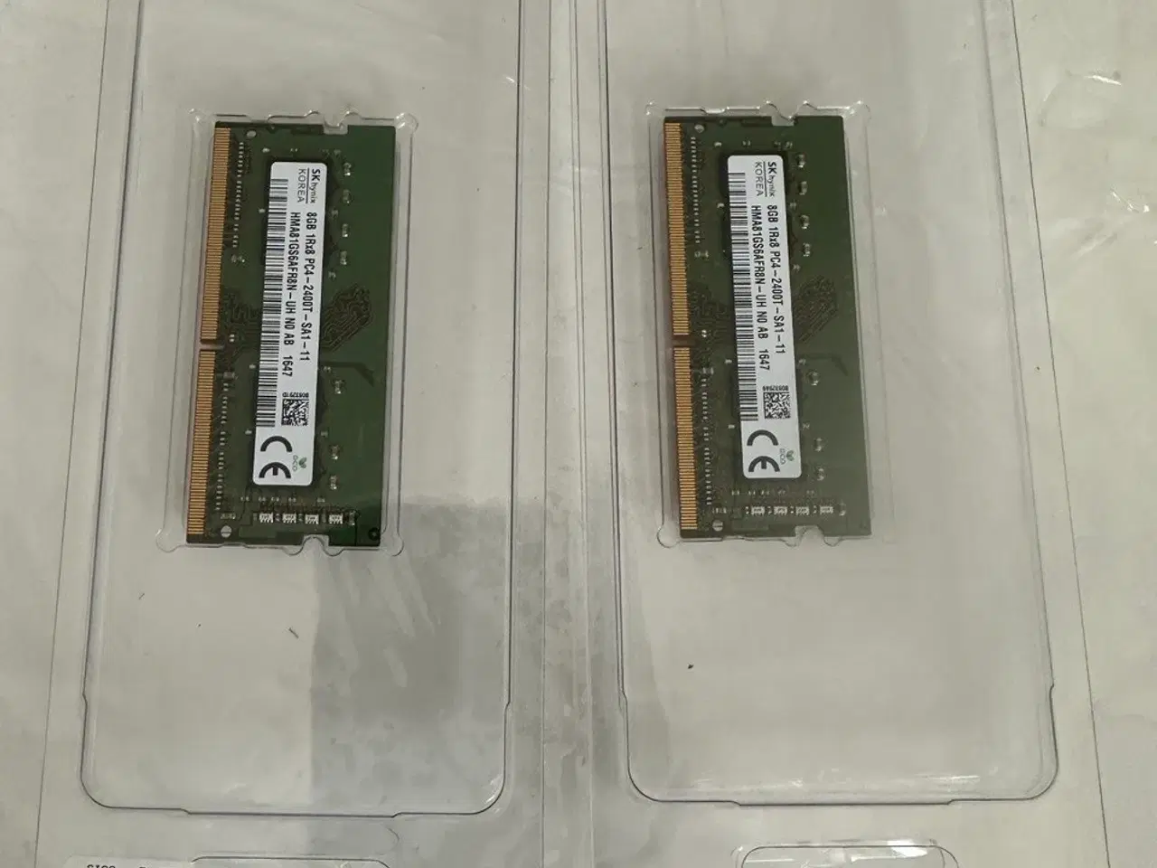 Billede 1 - 2 x 8GB DDR4 RAMs - 260pin