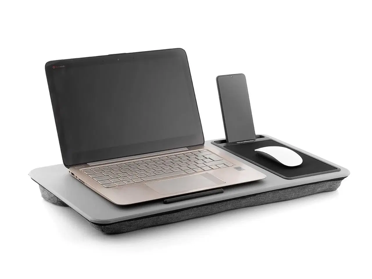 Billede 6 - Deskion bærbar laptopbord med XL-pude - grå/sort