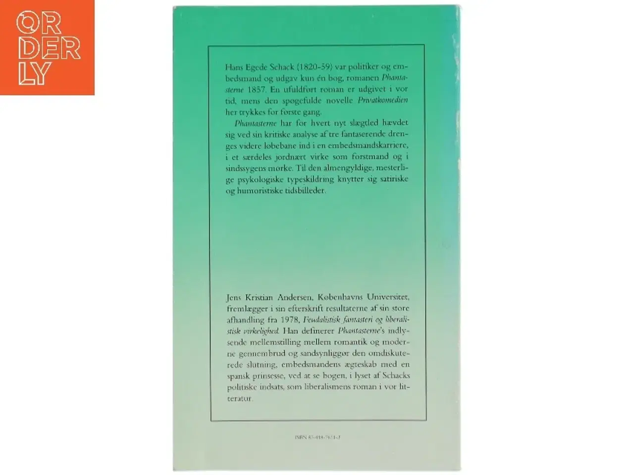 Billede 1 - Hans Egede Schack: Phantasterne