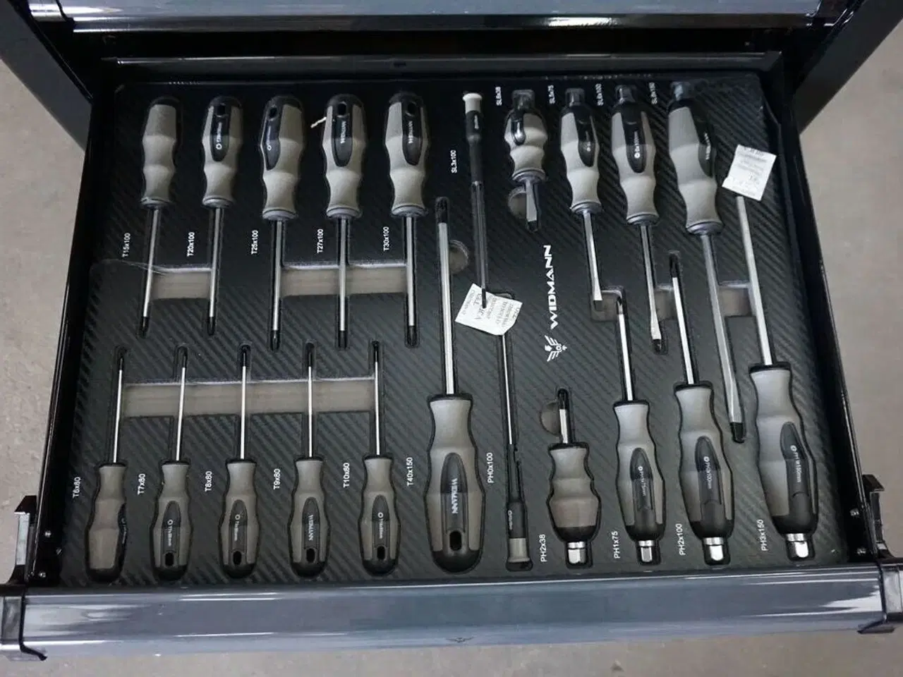 Billede 8 - Widmann Compact two værktøjsvogn. Syv skuffer inkl. værktøj