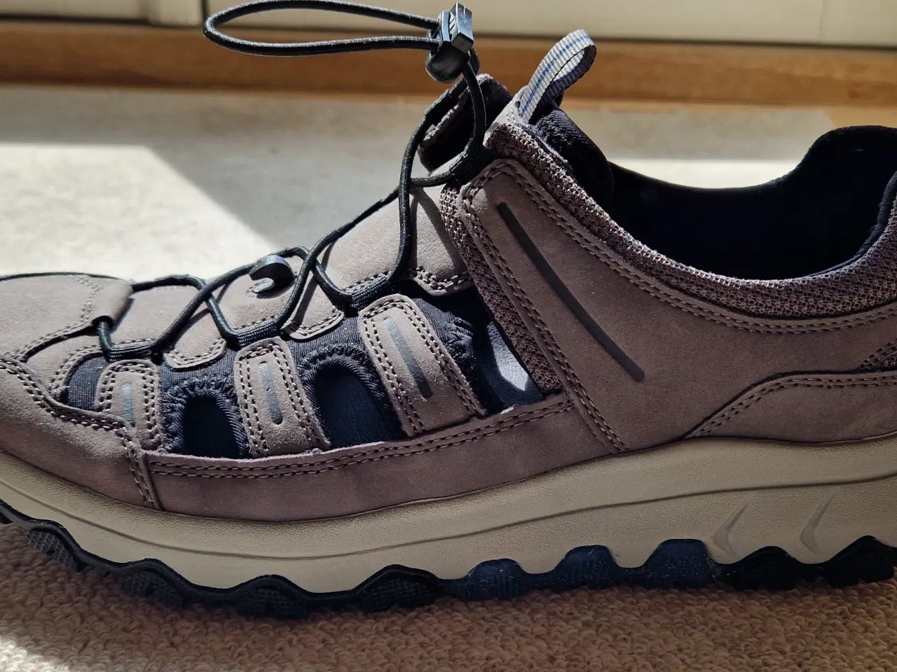 Billede 5 - Nye Rollingsoft herre - Grå sneakers med elastik