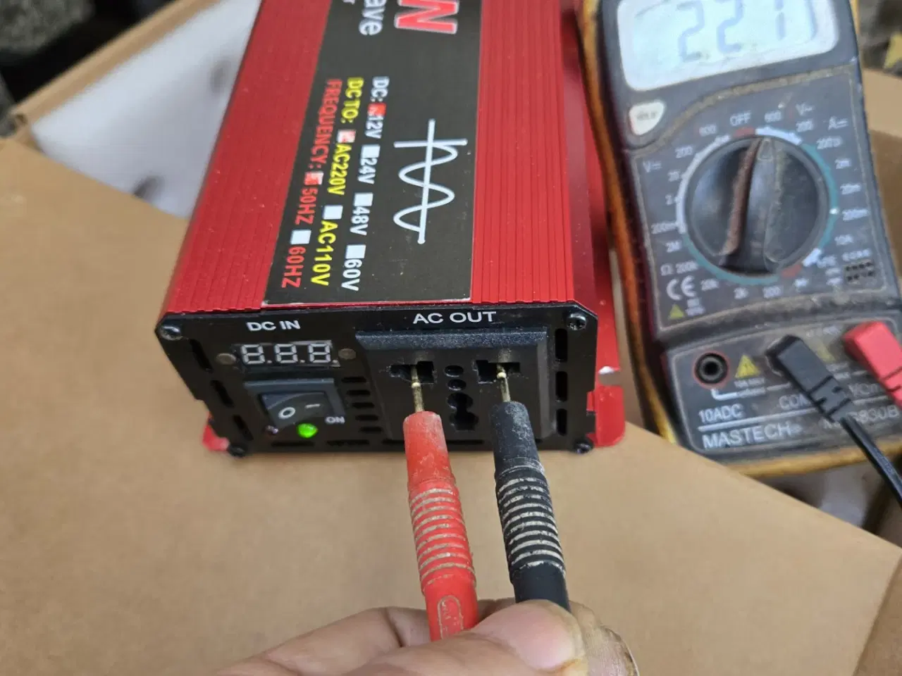 Billede 4 - omformer  12v dc til 220v ac pure sinus 