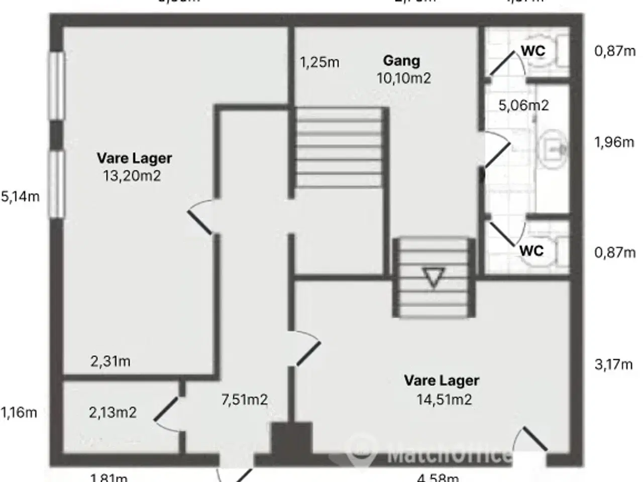 Billede 8 - Synligt butik/kontorlejemål ved Slotssøen – Fredericiagade 18. st., Kolding