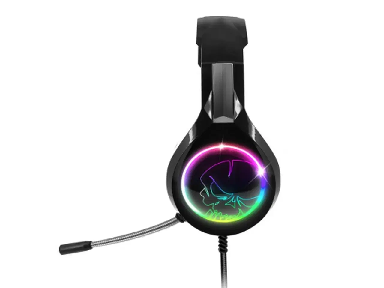 Billede 2 - Spirit of Gamer Pro-H8 gaming headset med mikrofon - sort/multifarvet RGB