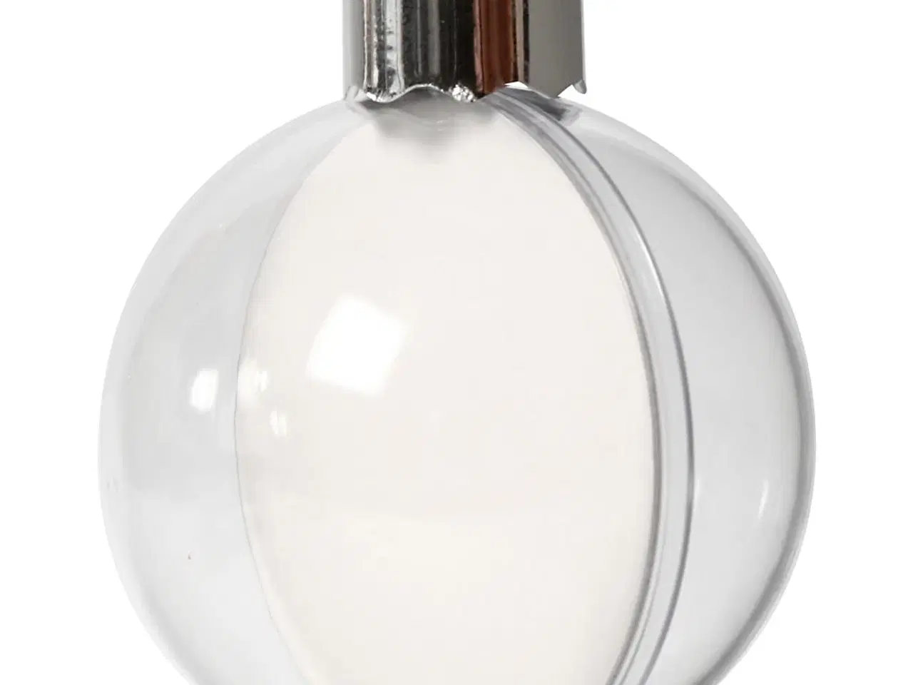Billede 1 - Deko-kugle, diam. 6 cm, transparent, 8stk./ 1 pk.