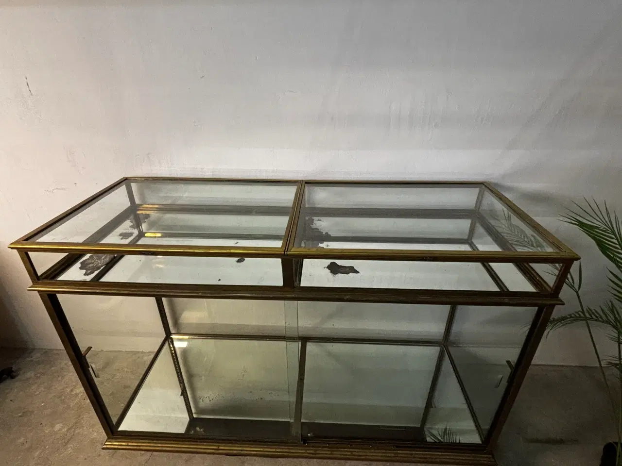 Billede 3 - Eksklusiv fransk vitrine desk i messing