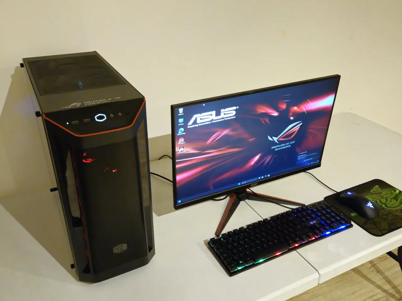 Billede 7 - ASUS RGB Gamer Pc+24" Nitro Gamer Skærm