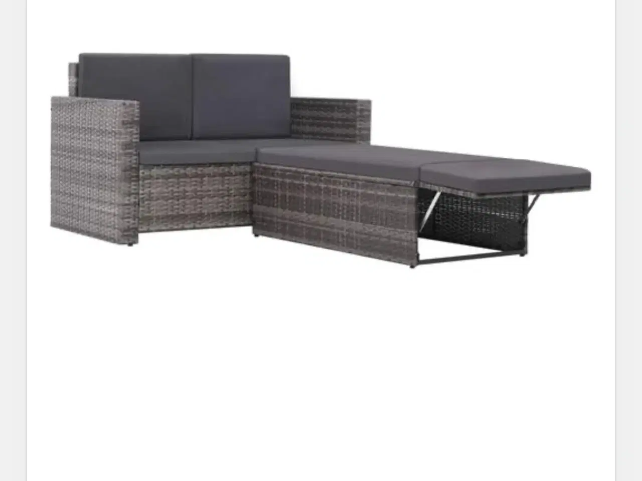 Billede 6 - Havesofa med chaiselong