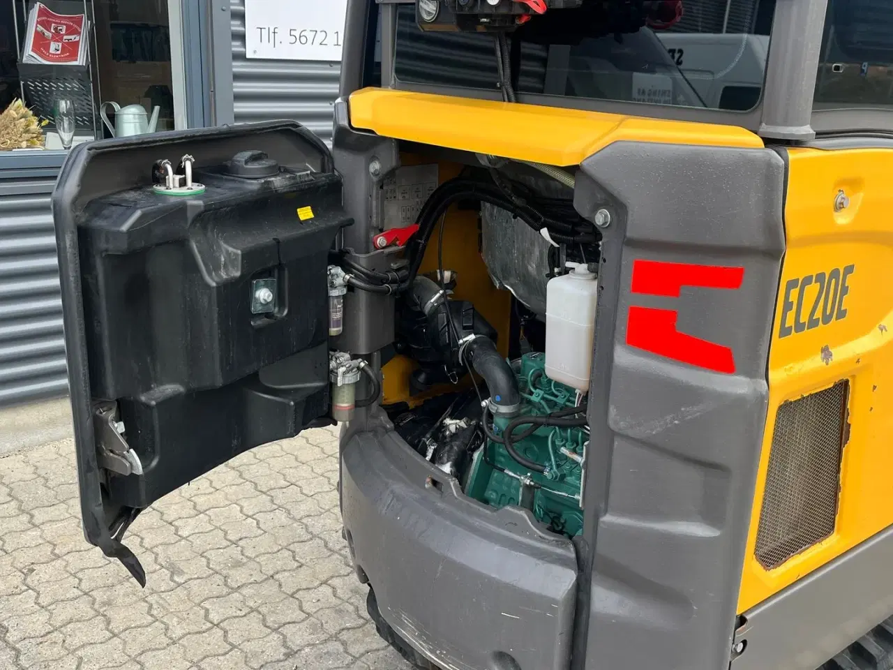 Billede 15 - Volvo EC20E Tiltman, centralsmørring og skovlpakke.