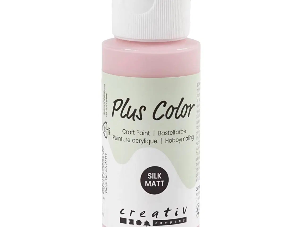 Billede 1 - Plus Color Hobbymaling, støvet rosa, 60ml/ 1 fl.